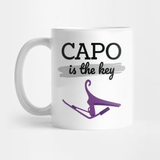 Capo is the Key Purple Capo Light Theme Mug